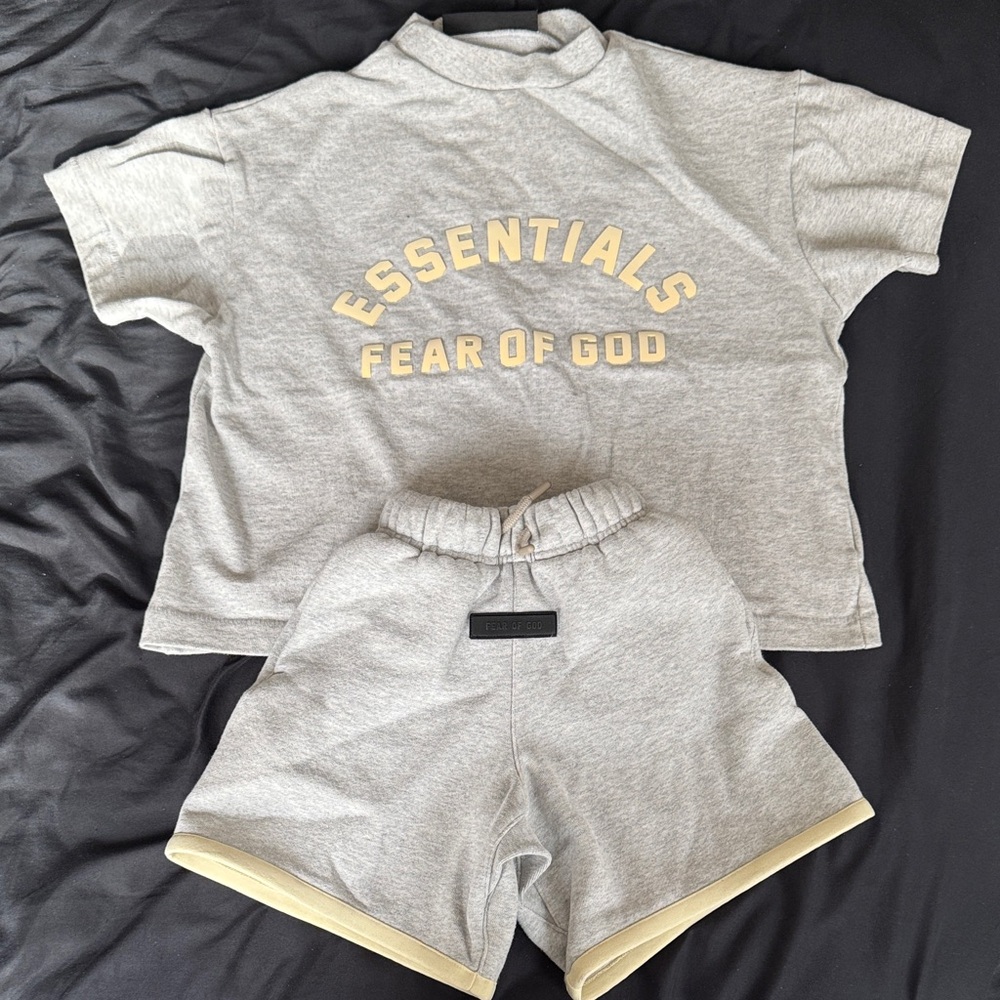 Fear of God Essentials Heather Gray Tee